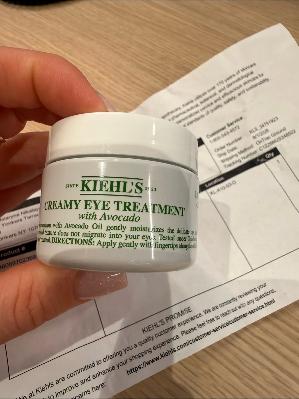 Kiehl's Creamy Eye Treatment with Avocado - White and Green